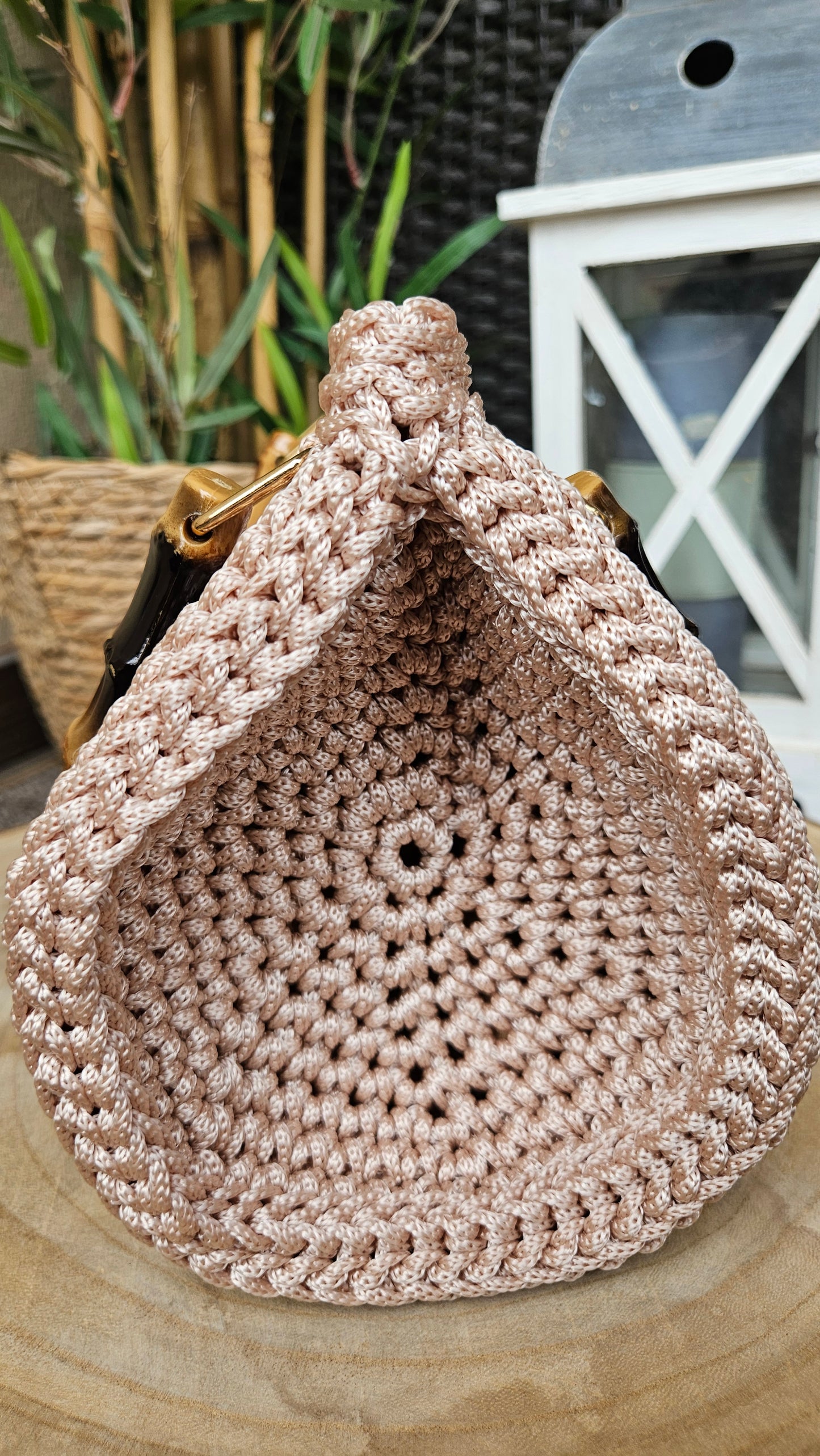 lateral Bolso crochet