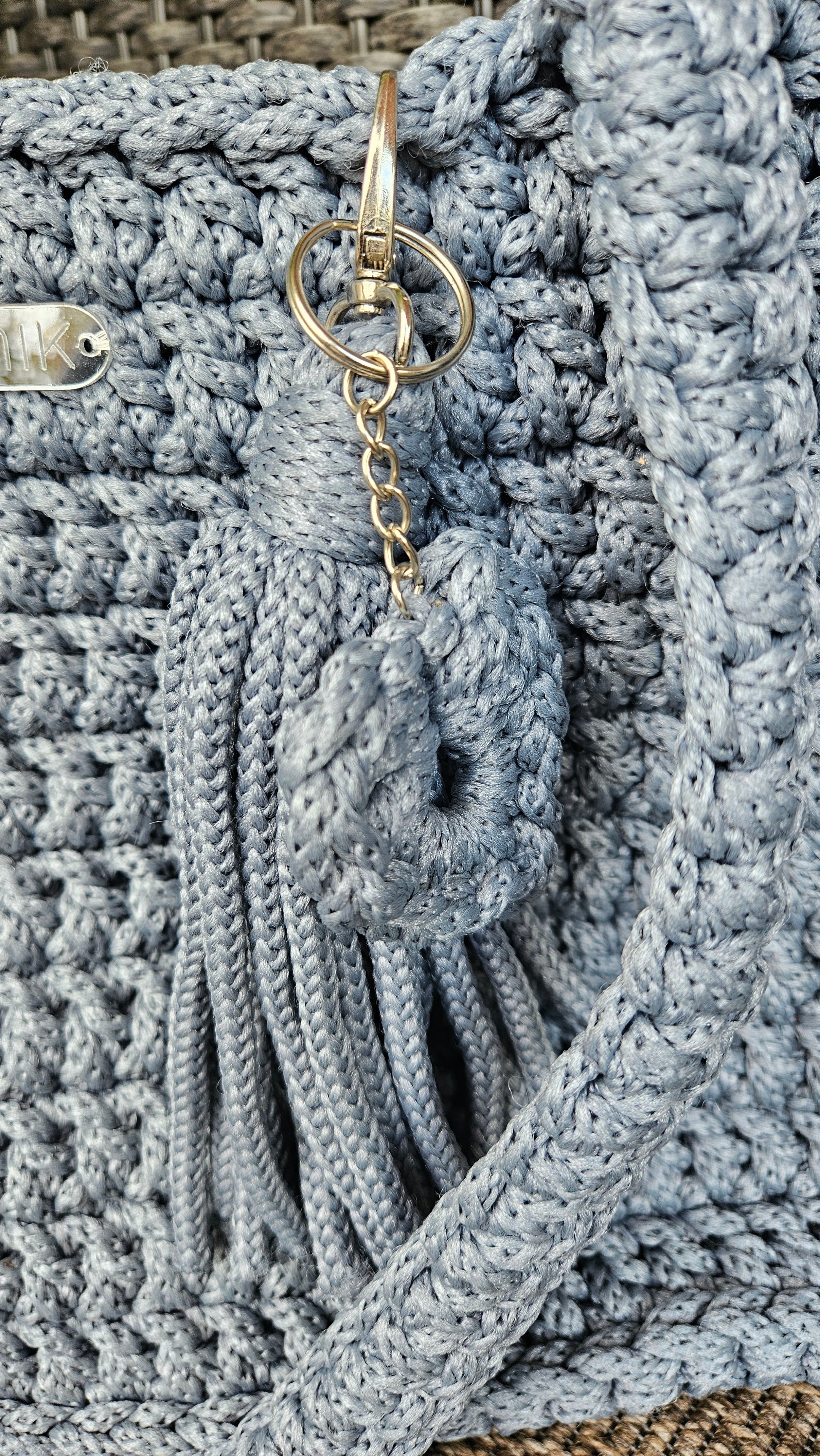 detall complements bolso crochet