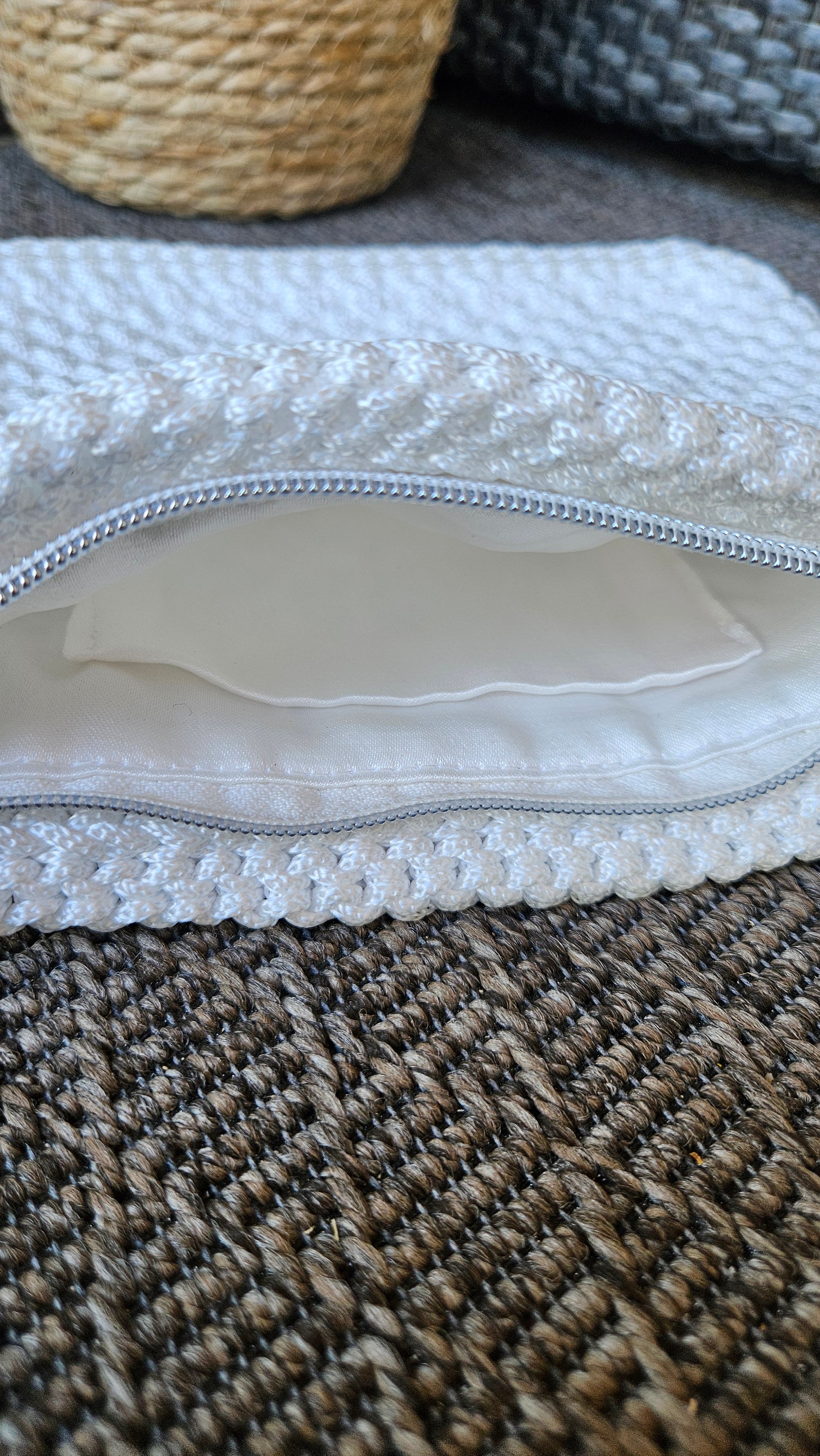 interior bolso crochet