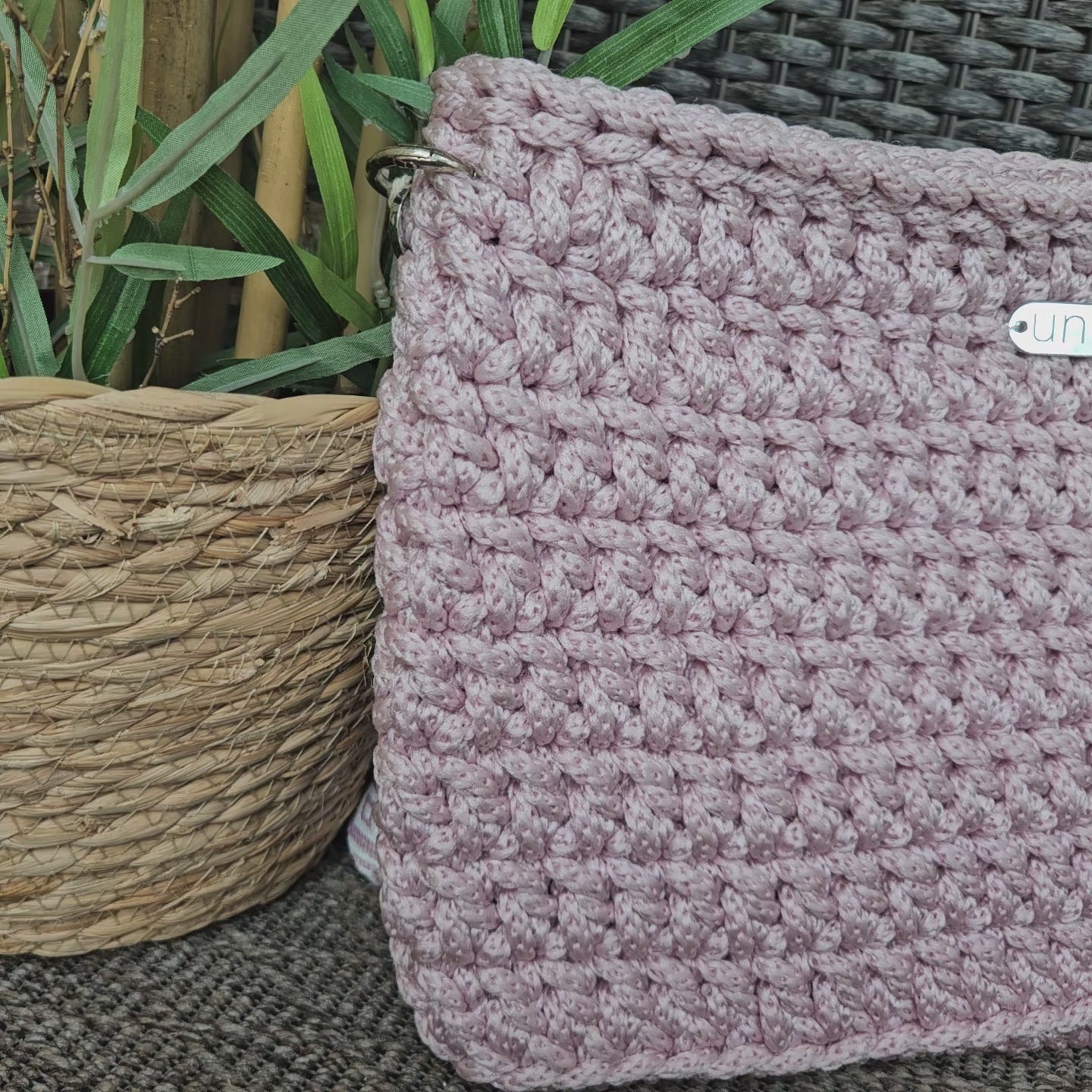 video bolso crochet