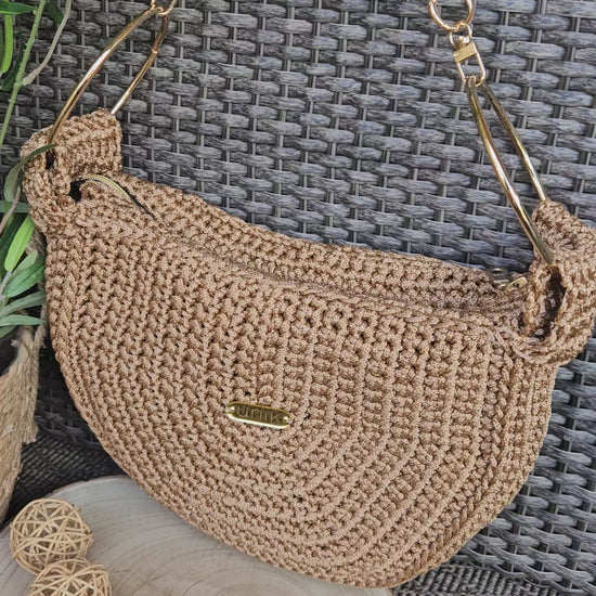 video bolso crochet