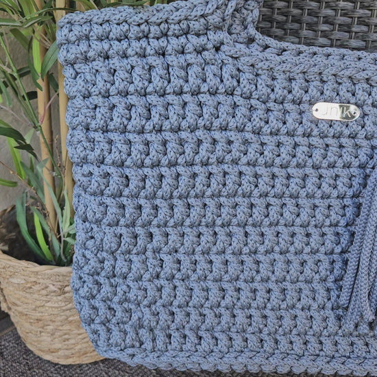 video bolso crochet