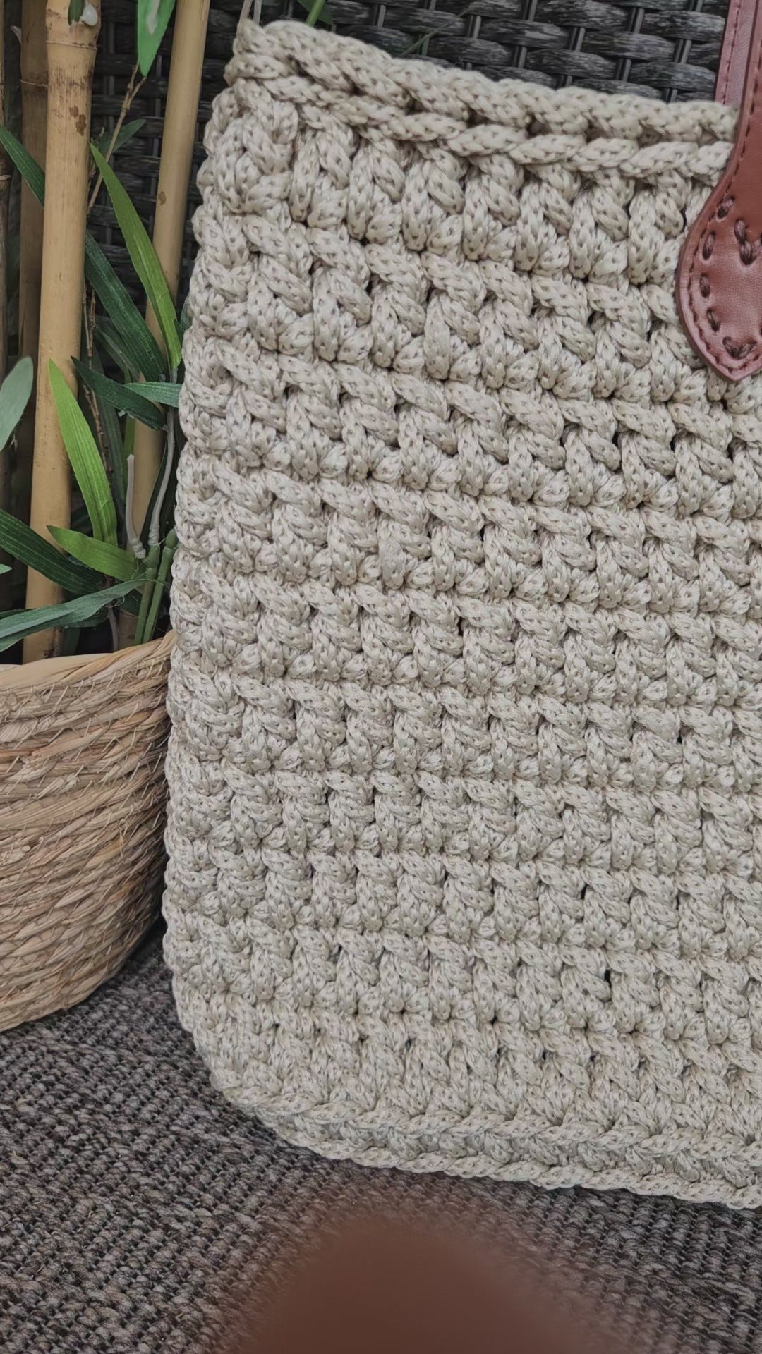 video bolso crochet