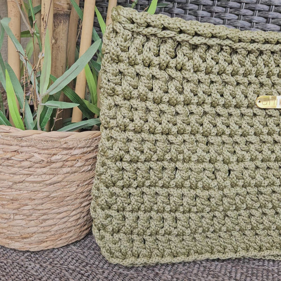 video bolso crochet