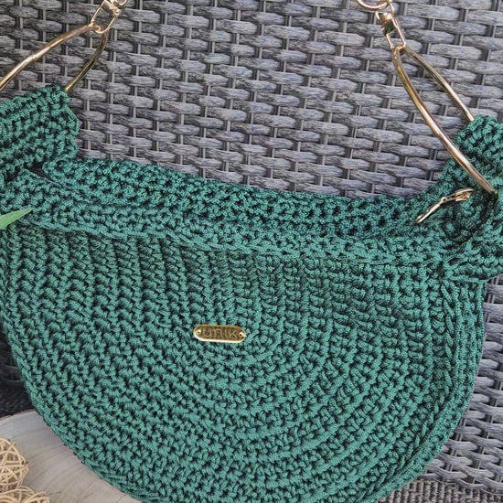 video bolso crochet