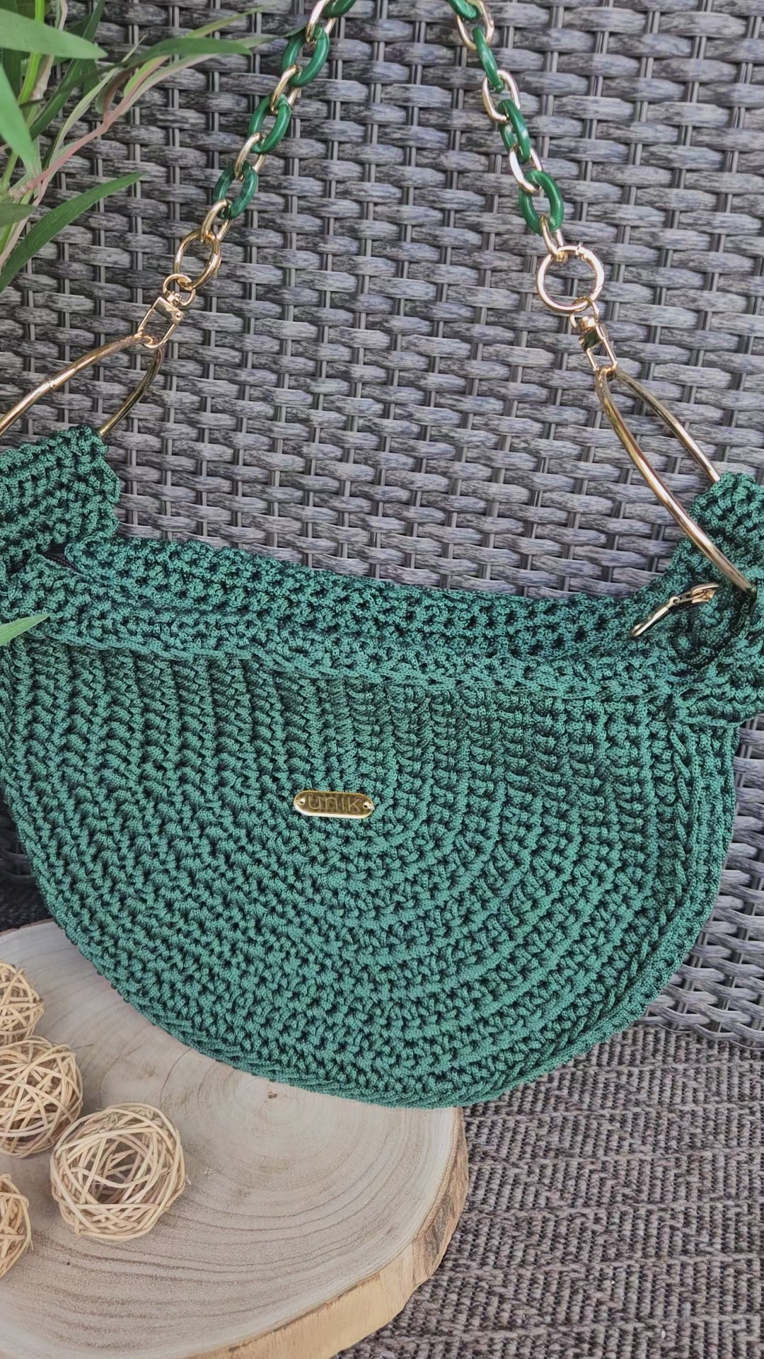 video bolso crochet