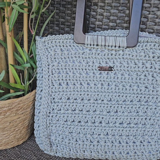 video Bolso crochet