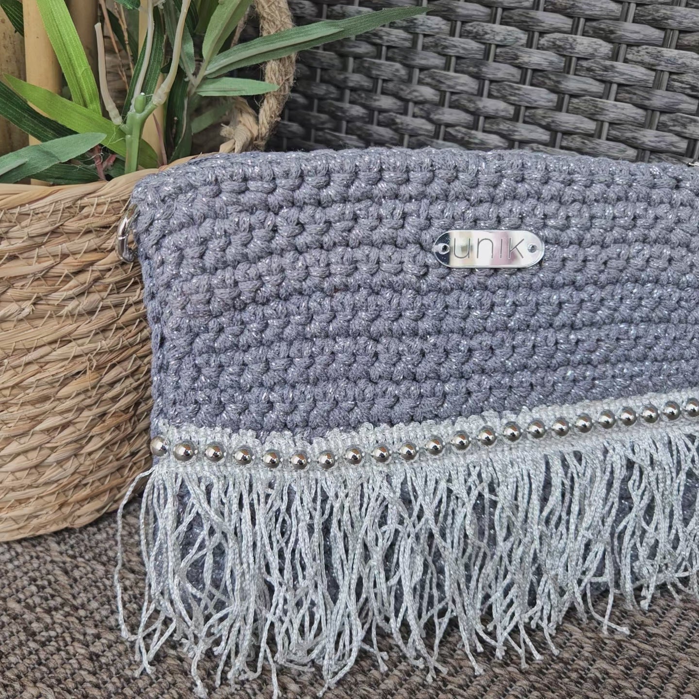 video bolso crochet