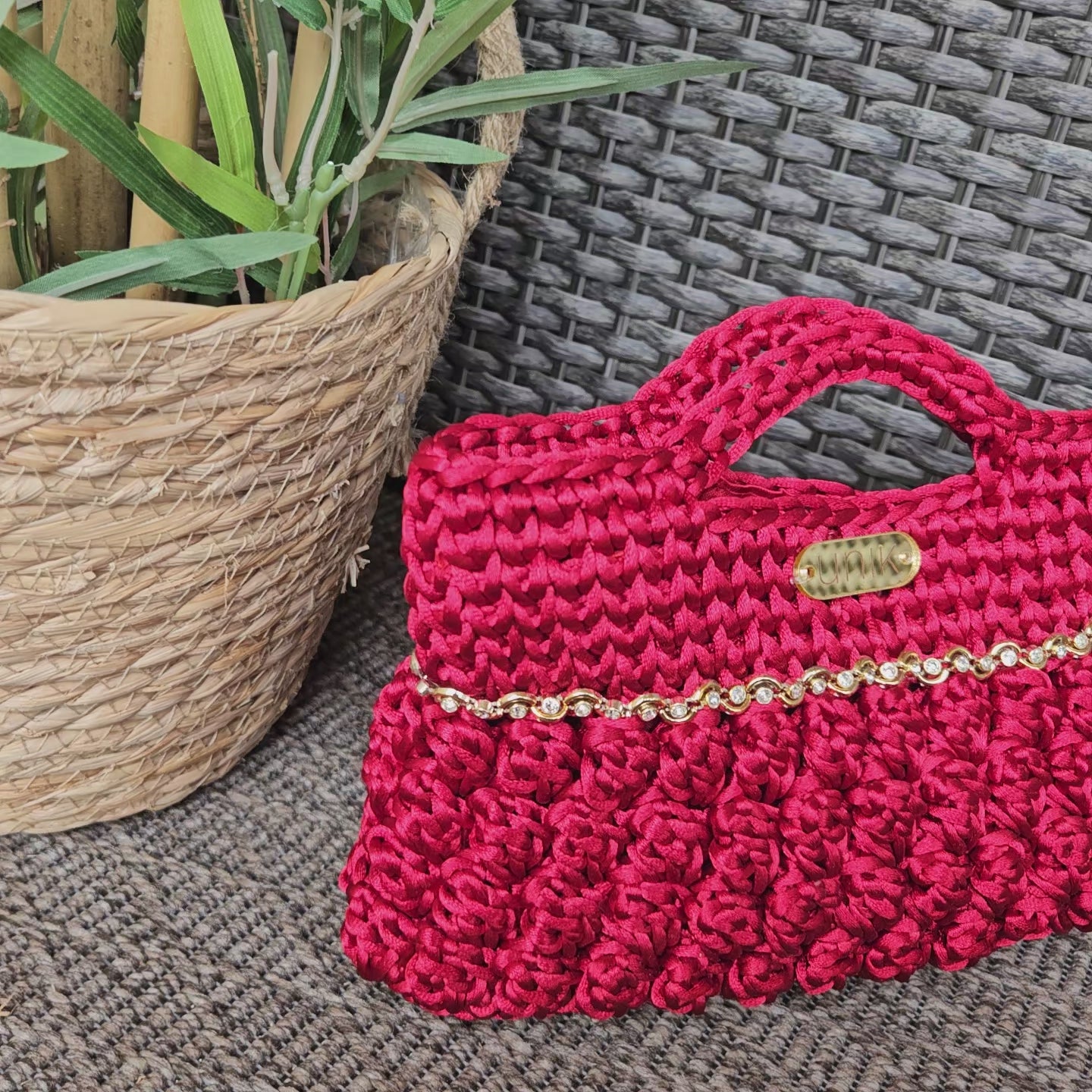 video Bolso crochet