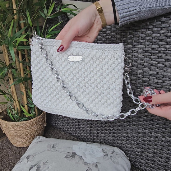 video bolso crochet