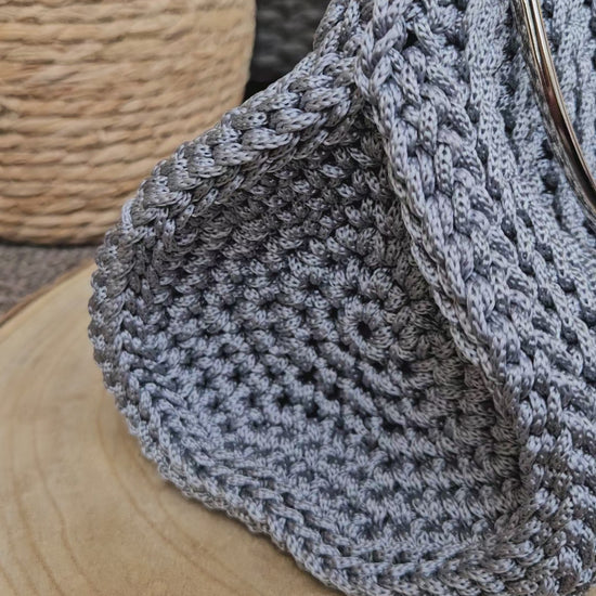 video bolso crochet